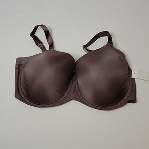 $79 NEW Paramour 40DDD mauve purple smooth back underwire bra NWT